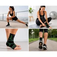 Tornozeleira confort ortopédica Esportiva Proteção para o calcanhar tensor para o pé