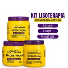 kIT Cronograma Capilar Lisoterapia Hidralise Original - Nutrição - Hidratação - Reconstrução