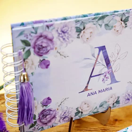 Álbum Momentos Especiais Personalizado com Nome | Presente Dia das Mães  - Envio Imediato