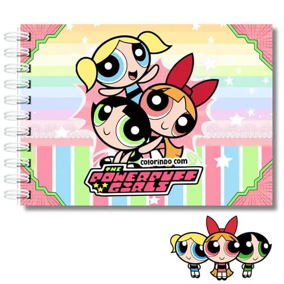 LIVRO DE COLORIR MENINAS SUPER HEROÍNAS PODEROSAS PERSONALIZADO COM NOME – ENVIO IMEDIATO-CAPA DURA