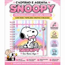 CADERNO E AGENDA CACHORRINHO FOFO PERSONALIZADO COM NOME – CAPA DURA | PAPELARIA CRIATIVA E DELICADA