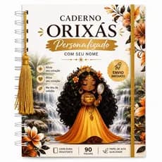 CADERNO ORIXÁS PERSONALIZADO – ENVIO IMEDIATO