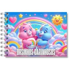 LIVRO DE COLORIR URSINHOS FOFOS E MUNDO ENCANTADO PERSONALIZADO COM NOME – ENVIO IMEDIATO