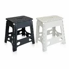 Banqueta Dobrável Antares – Prática, Leve, Resistente e Compacta! Suporta até 80kg