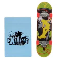 Skate de Dedo Fingerboard com Rampa Obstáculo Mini Skate Profissional Brinquedo Radical