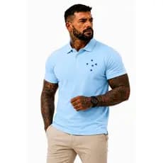 Camisa Polo Masculino cruzeiro time camiseta esportivo