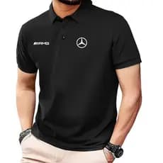 Camisa polo amg camiseta mercedes masculino