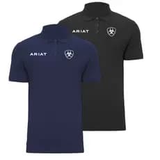 Kit 2 Camisa Polo ariat Masculino Country Boiadeiro Malha Piquet