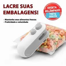 Máquina Seladora Saco Plástico Portátil 2 em 1 Carregamento USB Embalagem Elétrica