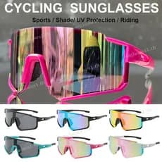 Óculos De Sol Fotocromáticos Coloridos Esportivos UV400 Para Ciclismo Homens E Mulheres Bicicleta Grandes De Meia Armaçã