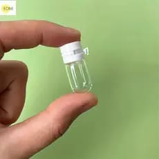 EONE Removedor De Maquiagem Garrafas Portáteis 2ml Tamanho Transparente E À Prova De Vazamento Ideal Para Viagens 10 Peç