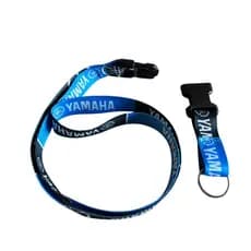 Yamaha Chaveiro Cordão Porta Chaves de Motos, Carros e Caminhões na Cor Azul Yamaha com Engate Rápido