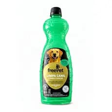 Desinfetante para Cachorro Concentrado Tira Odor FreePet 1L Erva Doce Para Casa Quintal Pet Shop Clinica Veterinária