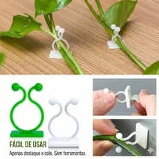 Clip Grampo de Plantas Cabos Jardim Flor Clipes de Suporte Abraçadeiras de Plástico Multiuso