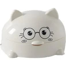 Saboneteira Infantil de Gatinho Porta Sabão de Plástico Luxo Multiuso