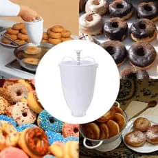 Máquina de Fazer Donuts Manualmente Forma para Massas Utensílio de Confeitaria Multiuso