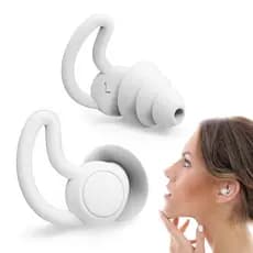 Tampão de Ouvido Protetor Auricular Antirúido Abafador para Dormir