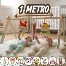 Cavalete Madeira Grande Móveis Montessori - tapete atividades - ginásio atividades - quarto Montessori