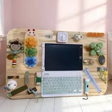Painel de atividades infantil Montessori G -brinquedo educativo pedagógico- brinquedo madeira