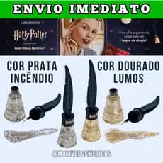 Kit Harry Potter: Delineador Prata 5g + Delineador Dourado 5g
