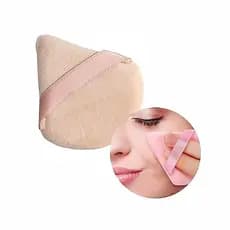 Esponja Para Pó Puff Triangular de Maquiagem Aveludada - Powder Puff