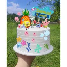 Topo de bolo Bob Esponja