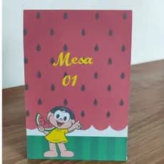 Plaquinhas de mesa Magali/ Plaquinhas de mesa personalizadas Magali.
