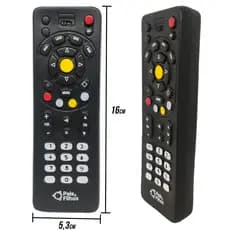 Kit 2 Mordedor Controle Remoto TV Massageador de Gengiva p/ Bebê 2 Meses Infantil