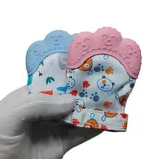 Luva Mordedor De Silicone Para Bebê/Luvinha Para Dentição/Mordedor Para Bebê