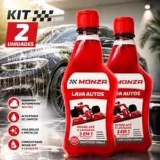 Kit 2 Shampoo Automotivo Neutro Concentrado 500ml