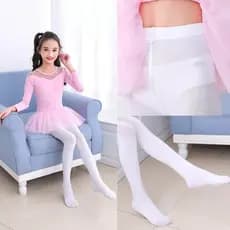 Meia Calça Infantil Fio 80 Grossa Ballet Frio Microfibra