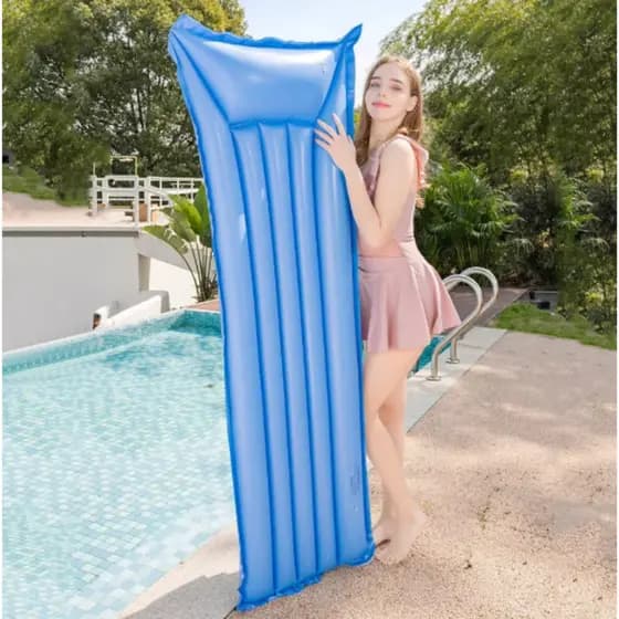 Colchão Inflável Grande Praia Piscina 183x69cm Summer Calor