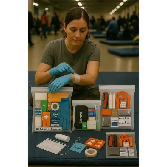 Kit de Emergência JW para Mochila de Emergência  Viagem  Acampamento Trilha
