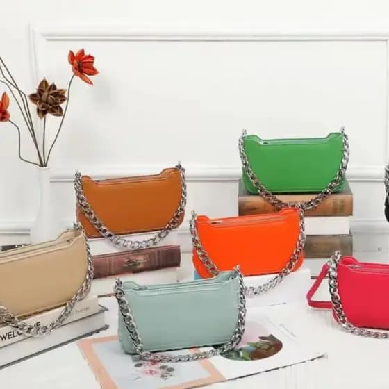 Bolsa feminina transversal de ombro alça tiracolo Alça De Corrente