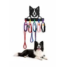 Suporte Para Coleira Organizador Pet Decoração Criativa
