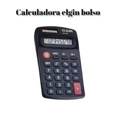 Calculadora De Bolso Escolar Elgin Cb 1483 Calculadora Eletronica 8 Digitos