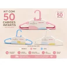 50 Cabides infantil Reforçado.