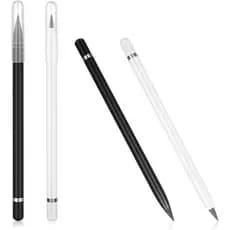 2Pcs Lápis Eterno Com Apagador Estética Infinito Reutilizável Para Escrita Desenho Escritório Doméstico Suprimentos Estudantes Da Escola