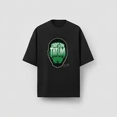 Camiseta Premium 100% Basquete NBA Jayson Tatum Boston Celtics Oversized Street