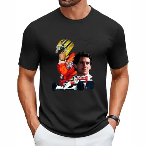Camiseta Ayrton Senna Formula 1 Corrida Automobilismo Mc Laren