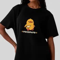 Camisão Blusa Feminina Soltinha Oversized Estampada Treino Academia Gym StreetWear