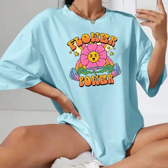 Camiseta Camisa Oversized Feminina Larga Treino Academia Streetwear Algodão