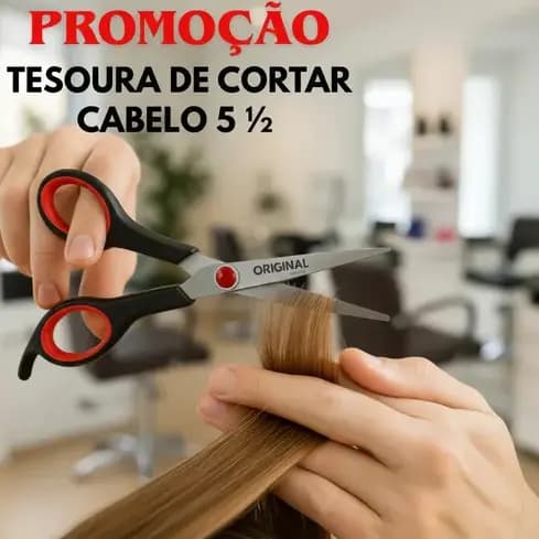 OFERTA TESOURA DE CORTAR CABELO 5 ½ " 14 cm ORIGINAL LINE