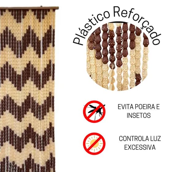 Cortina Italiana 2,10x0,82 - melhor qualidade - plastico resistente -