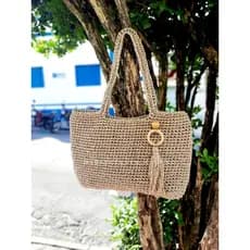 Bolsa Moda Praia Crochê/ Bolsa de Praia/Bolsa Grande/Bolsa Croche/ Bolsa Fio Nautico