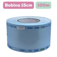 Rolo Bobina Esterilização 15cm X 100m - Bobina Rolo Para Autoclave manicure dentista odontologia