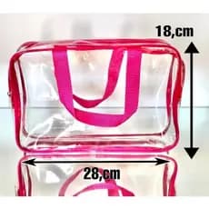 Bolsas Malote cristal transparente 33×25 ROSA PINK