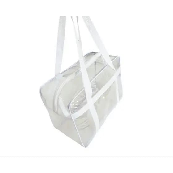 Bolsa Malote Cristal  BRANCO /G020