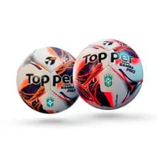 Kit 2 Bolas Campo Topper Samba Velocity Pro - Brasileirão 2022 cor nova