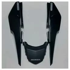 Rabeta completa fan 125 150 160 start 2015 a 2022 preta com logo honda e flexone